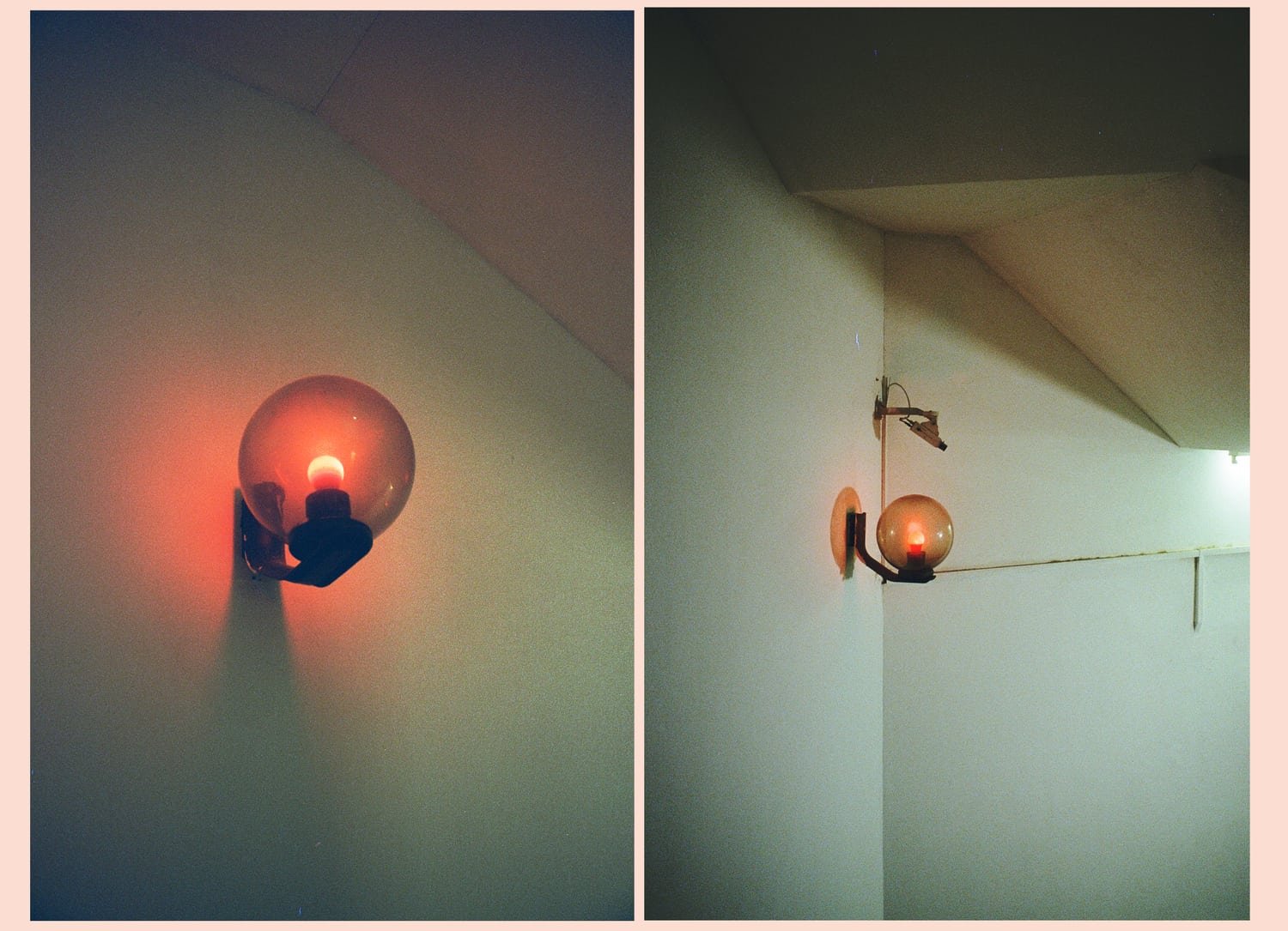 Wall lamp, diptych